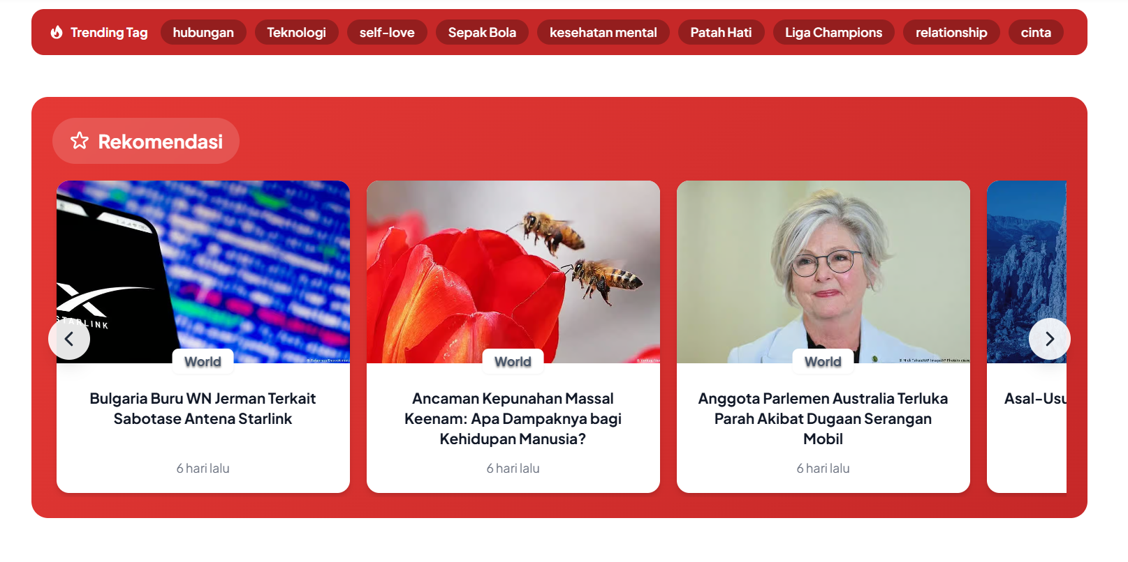 Beritana.com screenshot 1