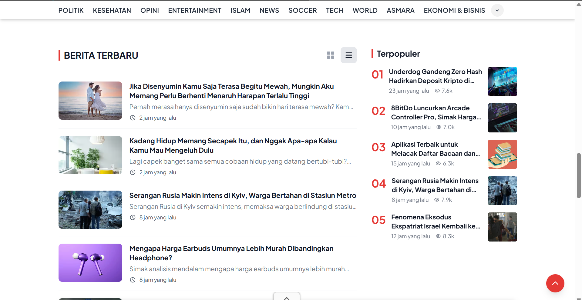 Beritana.com screenshot 3