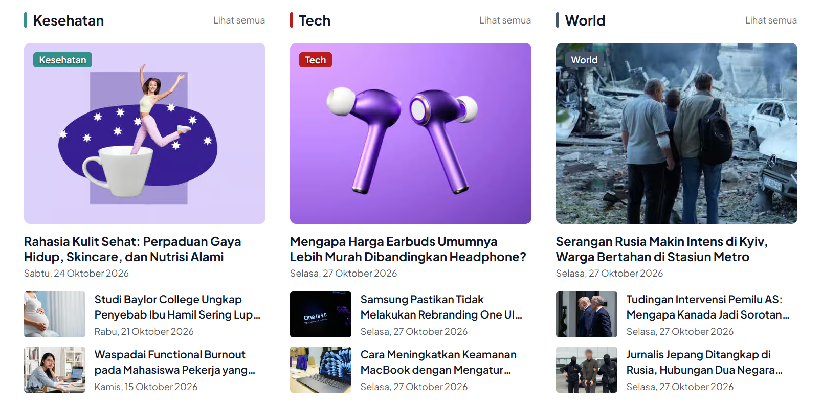 Beritana.com screenshot 2
